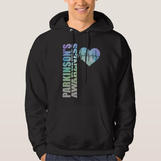 Parkinsons Medvetenhet Parkinsons sjukdom Hoodie (Framsida)