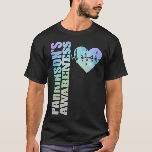 Parkinsons Medvetenhet Parkinsons sjukdom T Shirt (Framsida)