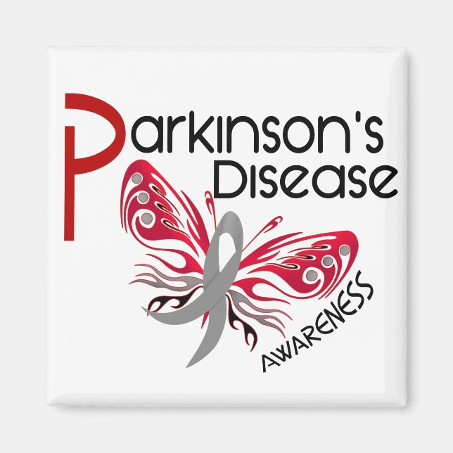 Parkinsons sjukdom BUTTERFLY 3.1 Magnet (Framsidan)