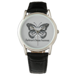Parkinsons sjukdom Butterfly Awareness Ribbon Armbandsur