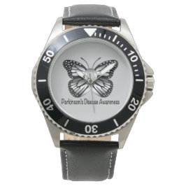 Parkinsons sjukdom Butterfly Awareness Ribbon Armbandsur