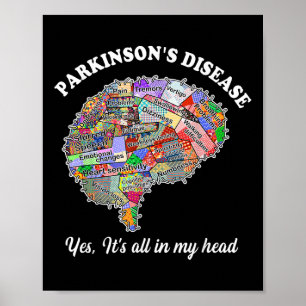 Parkinsons sjukdom, ja, allt i min hjärna Pa Poster