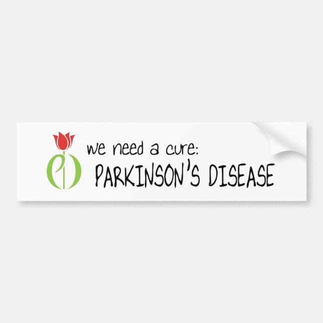 parkinsons sjukdom, parkinsonssjukdom, tulpan bildekal (Framsidan)