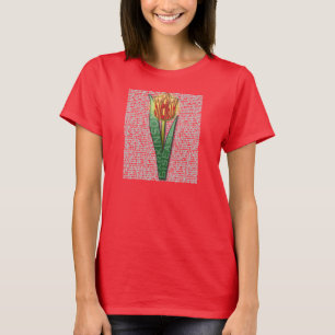 Parkinsons Styrka Burst Tulip RednYellow T Shirt