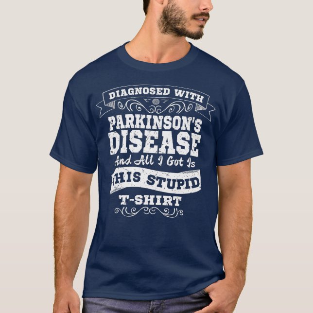 Parkinsons T Disease Awareness Survivor Gift_1 Shirt (Framsida)