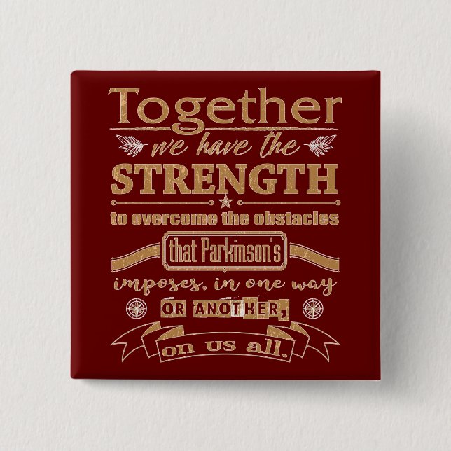 Parkinsons Together Strength Quote Lght Knapp (Framsida)
