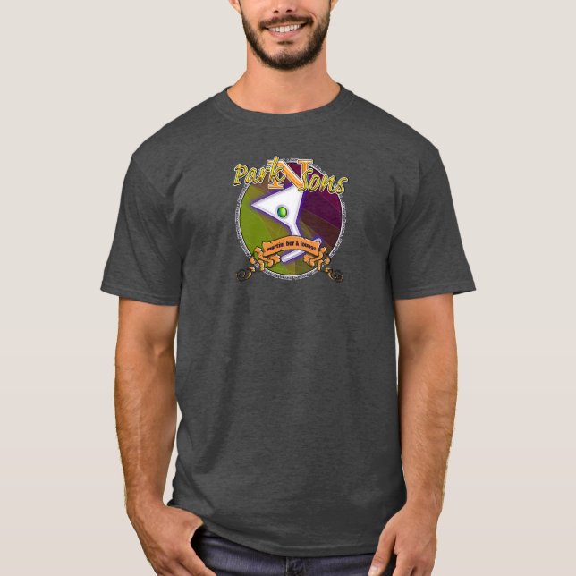 Parknsons Martini Pub & Lounge 2024 T Shirt (Framsida)