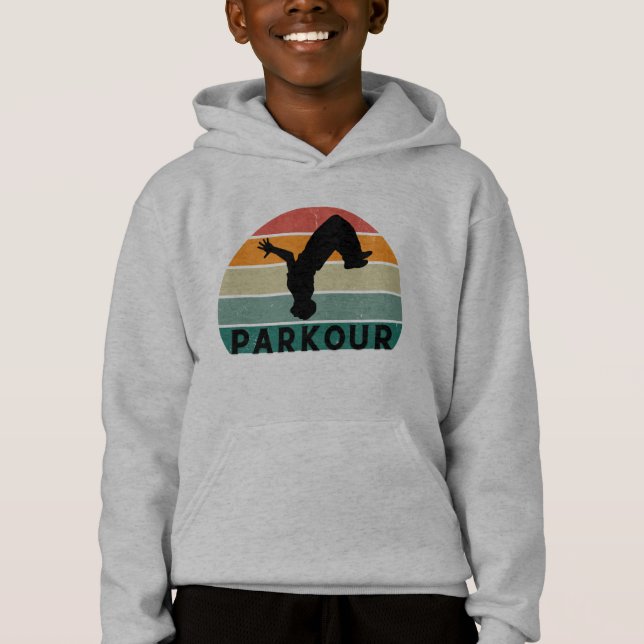 Parkour al atardecer t shirt (Framsida)