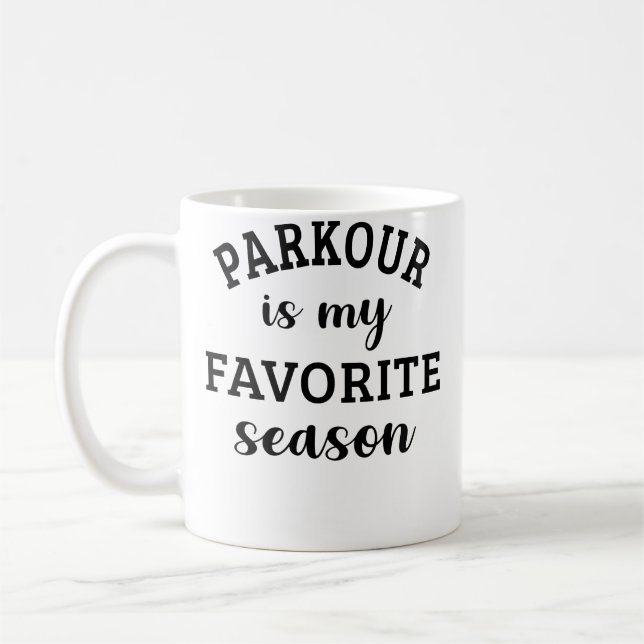 Parkour-älskare Kaffemugg (Vänster)