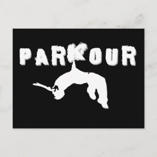 Parkour Athlete Vykort