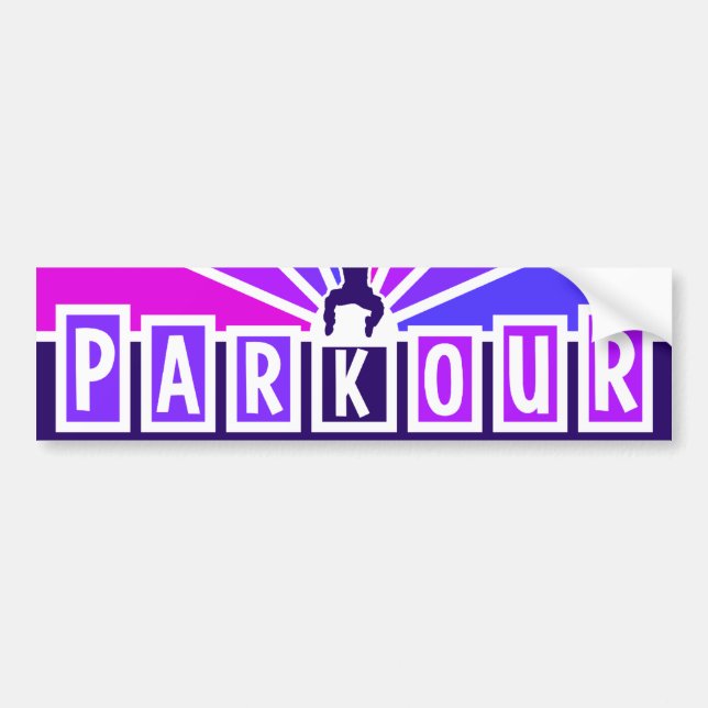 PARKOUR-bildekal Bildekal (Framsidan)