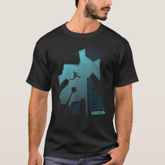Parkour Byggnad Jump City Art T Shirt