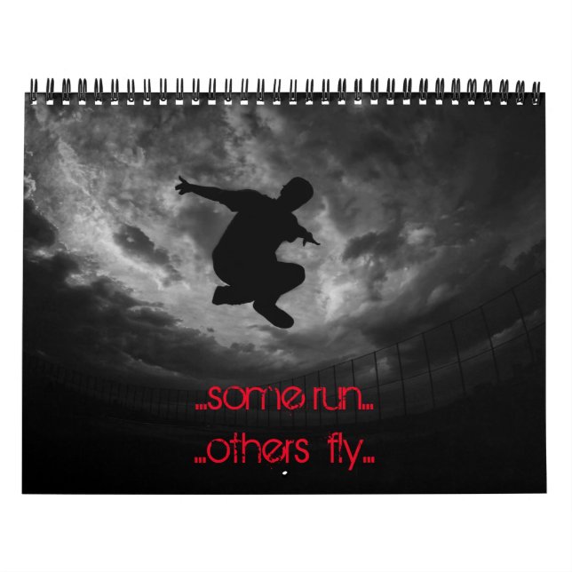 Parkour Calendar B&W Kalender (Omslag)