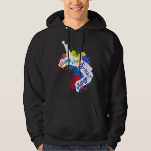 Parkour City Ninja Free Runing Jump Leap Vault at Hoodie