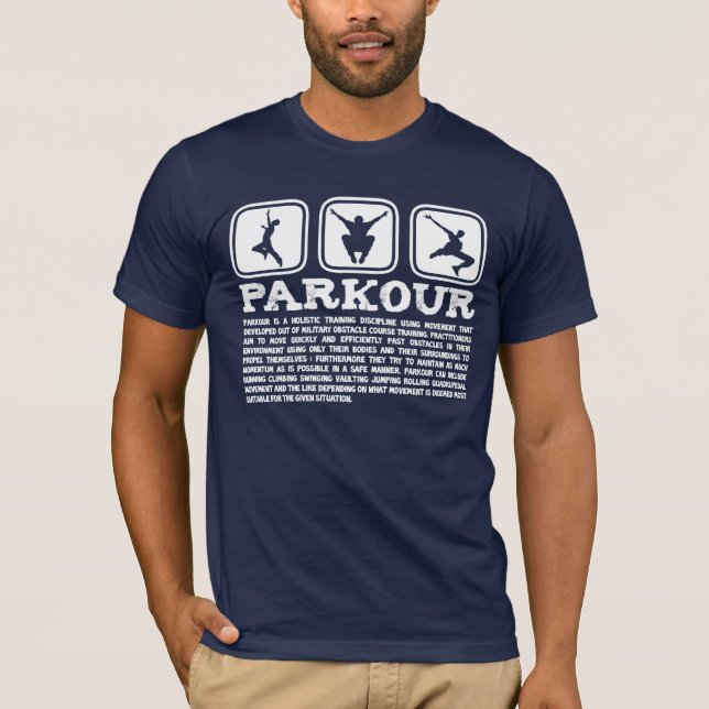 Parkour definition t shirt (Framsida)