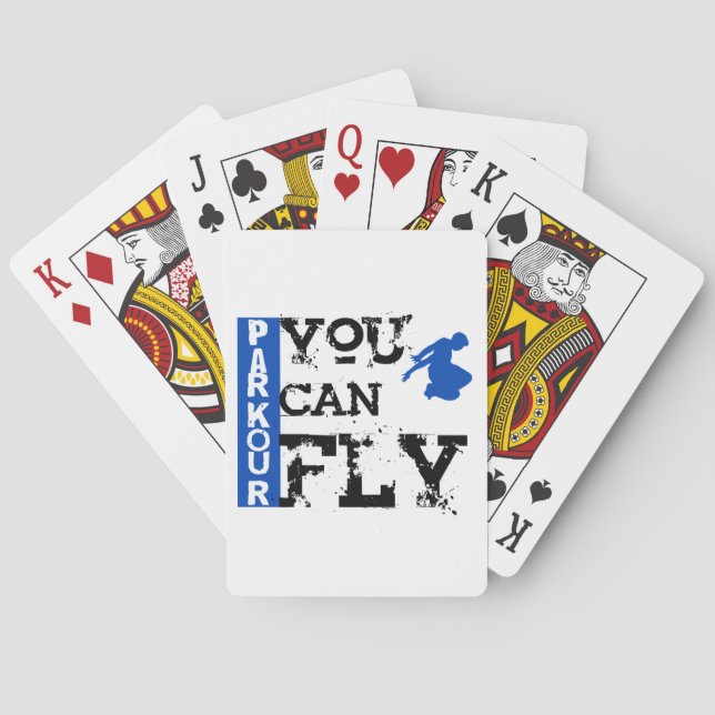 Parkour - du kan flyga casinokort (Baksidan)