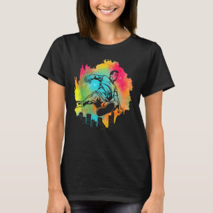 Parkour Extreme idrottsman Parkour springer som sä T Shirt