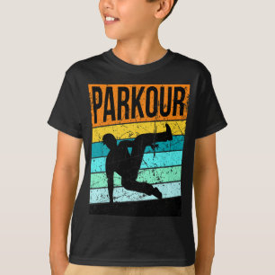 Parkour for Boys Girls Gear Jump Party T Shirt