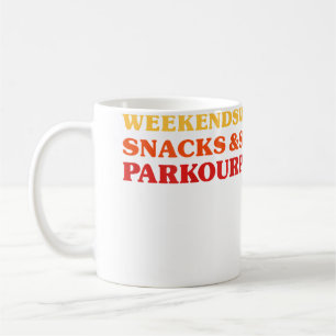 Parkour För Kvinnor Parkour För Män Jag Älskar Par Kaffemugg