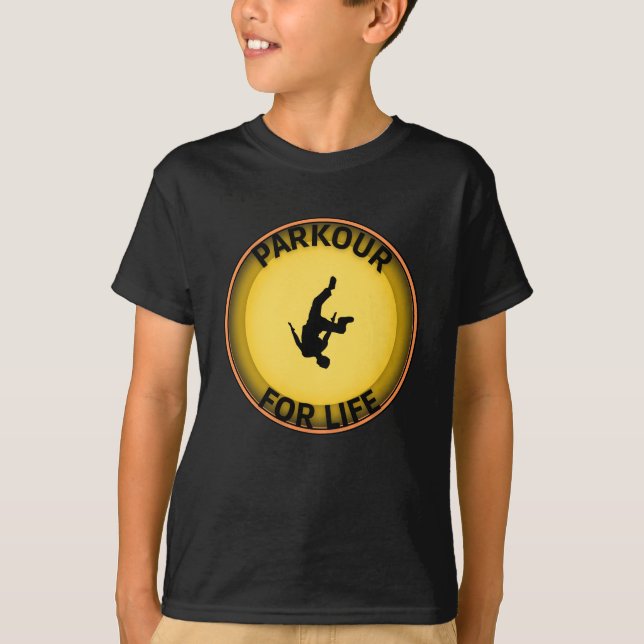 Parkour for life t shirt (Framsida)