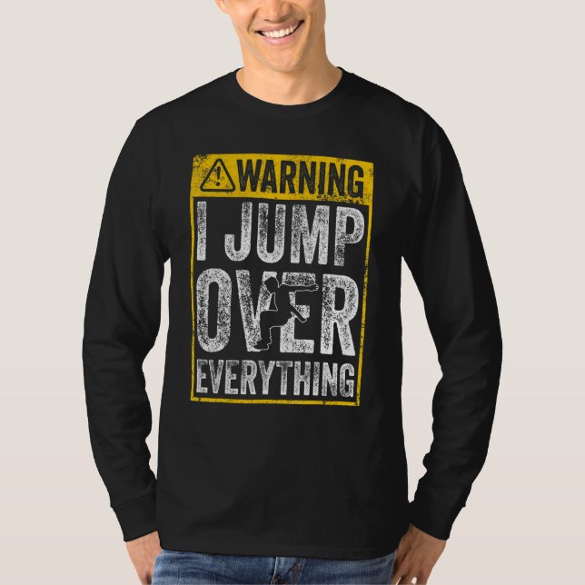 Parkour för Parkour Springer Traceur Freestyle Run T Shirt (Framsida)