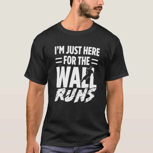 Parkour för Parkour Springer Traceur Freestyle Run T Shirt (Framsida)