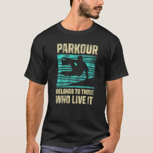 Parkour för Parkour Springer Traceur Freestyle Run T Shirt