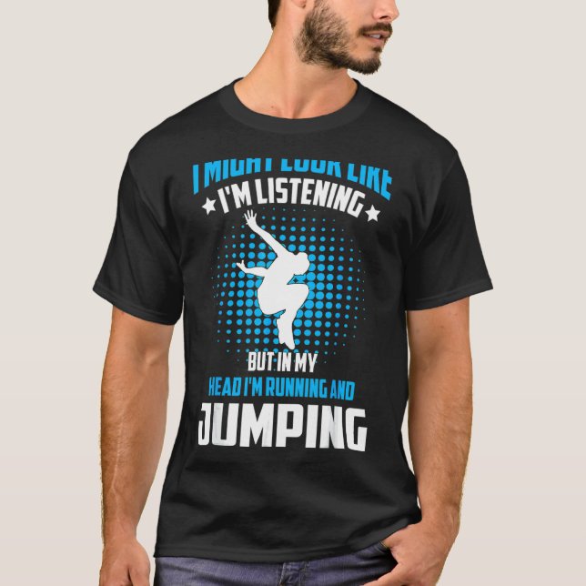Parkour Free Runing Traceurs liknar L T Shirt (Framsida)