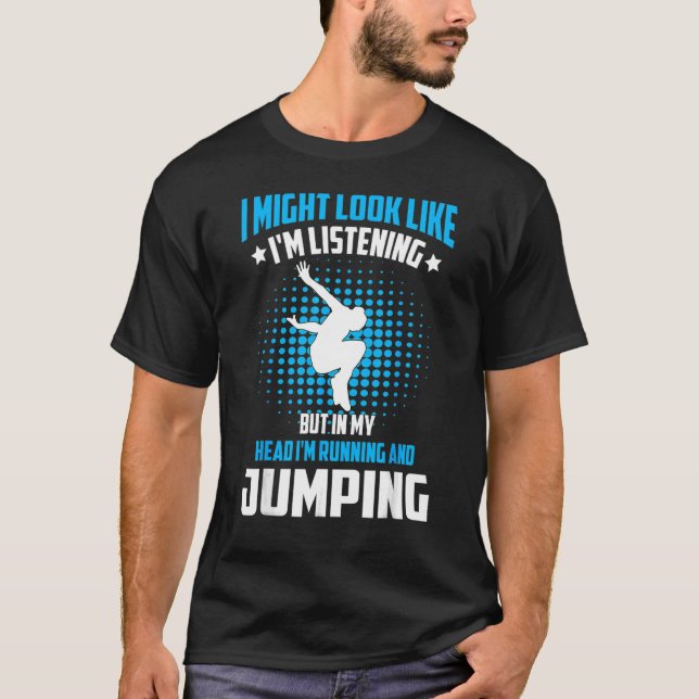 Parkour Free Runing Traceurs liknar L T Shirt (Framsida)