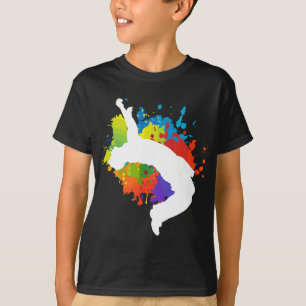 Parkour Free Running Jumping City Ninja Gift T Shirt