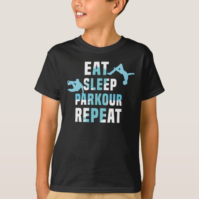 Parkour Freerunner Freerunning Parkour, Springer T Shirt (Framsida)