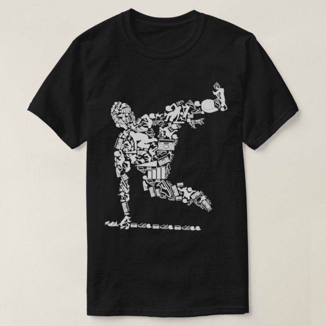 Parkour Freerunner Freerunning Traceur T Shirt (Design framsida)