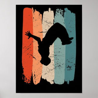 Parkour, freerunner, parkour springer gift poster