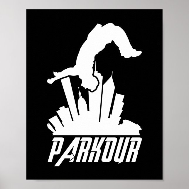 Parkour Freerunner Parkour Springer Poster (Framsidan)