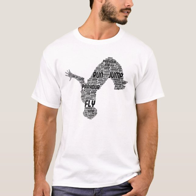 Parkour Freerunner Traceur Freerunning Manar Boys  T Shirt (Framsida)