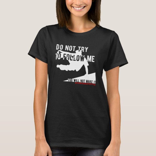 Parkour freerunning backflip Freestyle acrobatics T Shirt (Framsida)