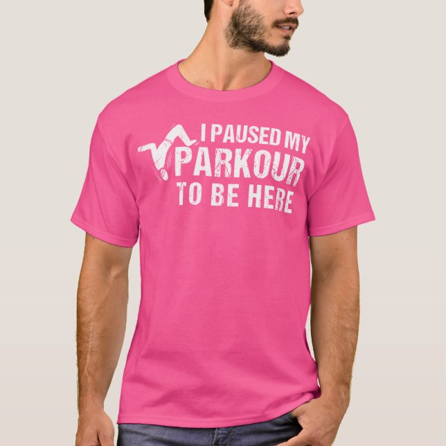 Parkour Freerunning Design For Men And Women Funny T Shirt (Framsida)