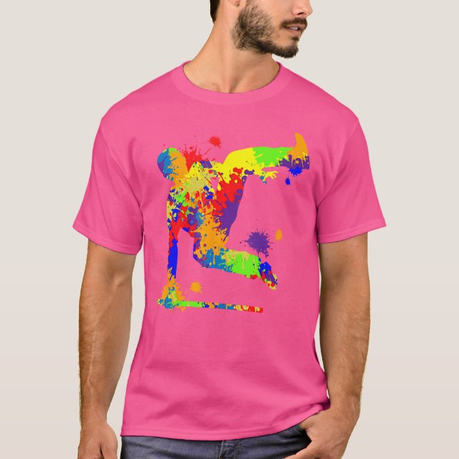 Parkour Freerunning Freerunner Traceur Barn Pojkar T Shirt (Framsida)
