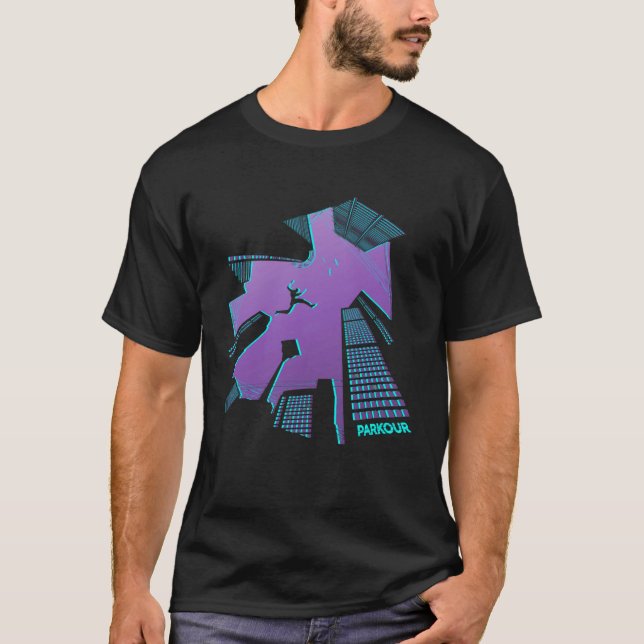 Parkour Freerunning Freestyle acrobatics Extreme T Shirt (Framsida)
