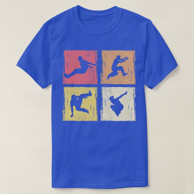Parkour Freerunning Street Workout Acrobatic 2 T Shirt (Design framsida)