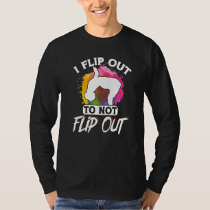 Parkour Freerunning Traceur Atlet Backflip I Vänd T Shirt