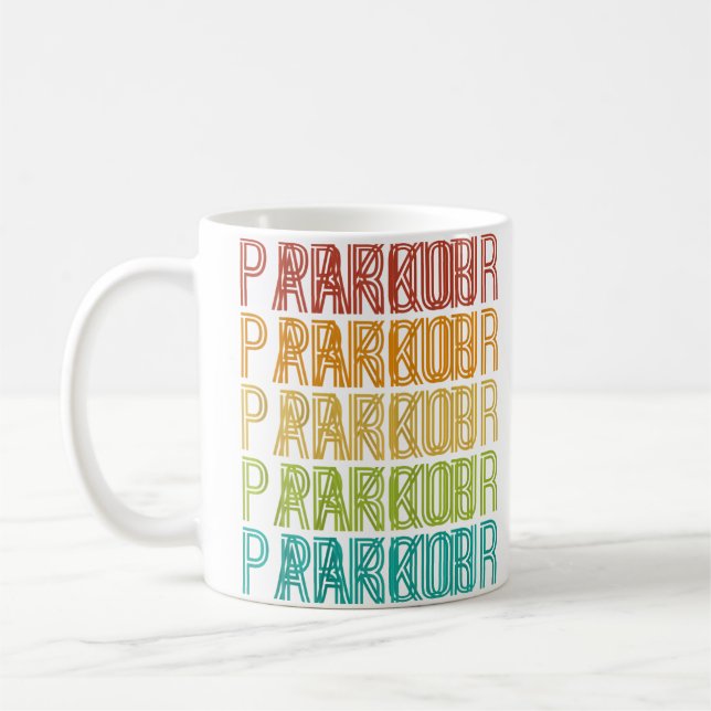 Parkour Fri Löpning Kaffemugg (Vänster)