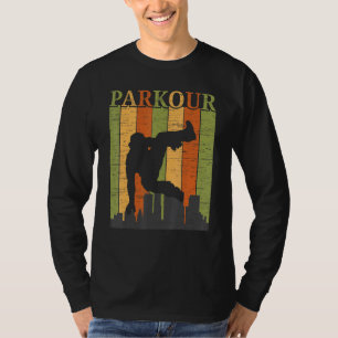 Parkour Fri Löpning Traceur Freestyle Extrem Sport T Shirt