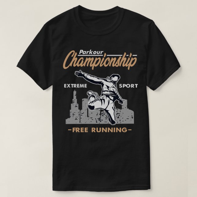 ParkoUR-fri springa-höft T Shirt (Design framsida)