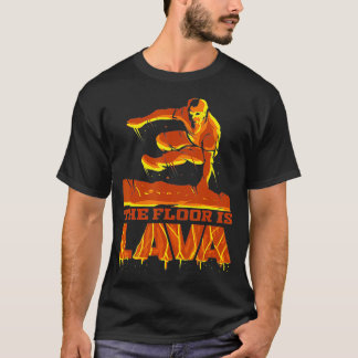 Parkour Golv är Lava Freerunning Training Gif T Shirt