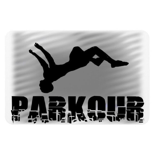 Parkour Gymnast Magnet (Horisontell)