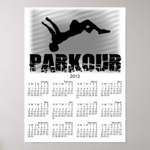 Parkour Idrottsman 2013-kalendern poster