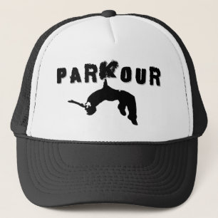 Parkour idrottsman truckerkeps