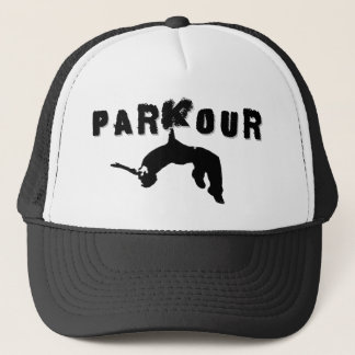 Parkour idrottsman truckerkeps