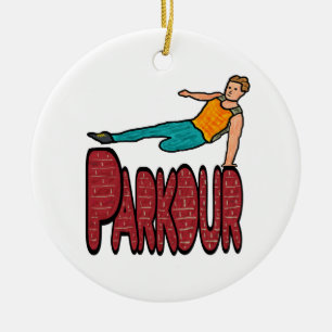 Parkour Julgransprydnad Keramik